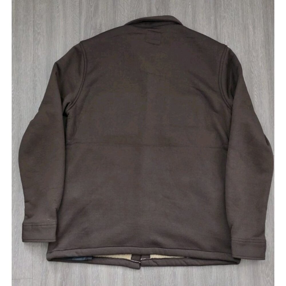 Nomad Sherpa Lined Shacket Men’s M Brown Button Front Shirt Jacket‎ - Picture 12 of 14